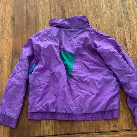 Vintage Purple Windbreaker 90’s Jacket - Picture 7 of 11
